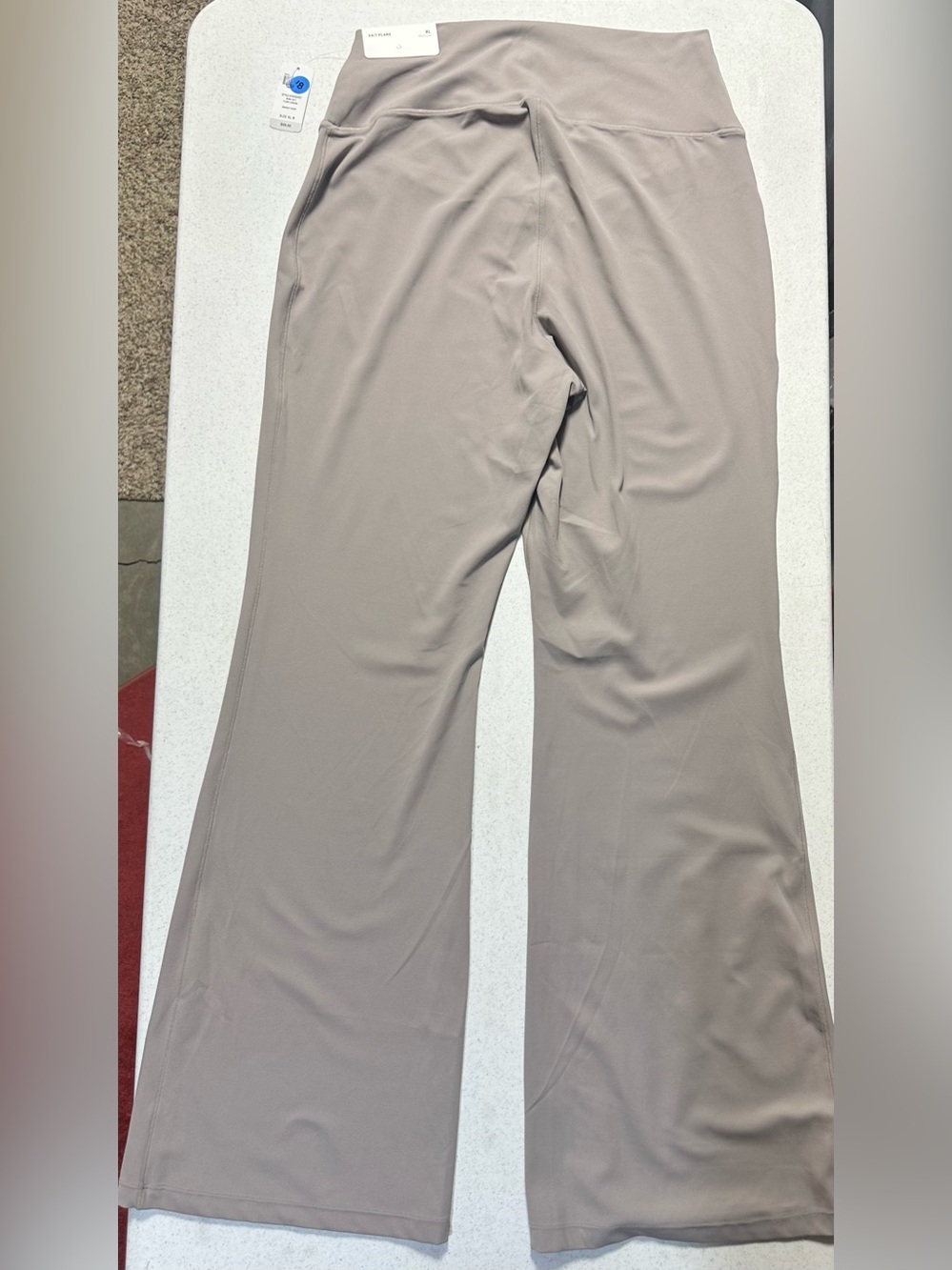 Soma 24/7 Smokey Taupe yoga Athletic Flare Regular High Waist Legging Pant NWT - Picture 5 of 5